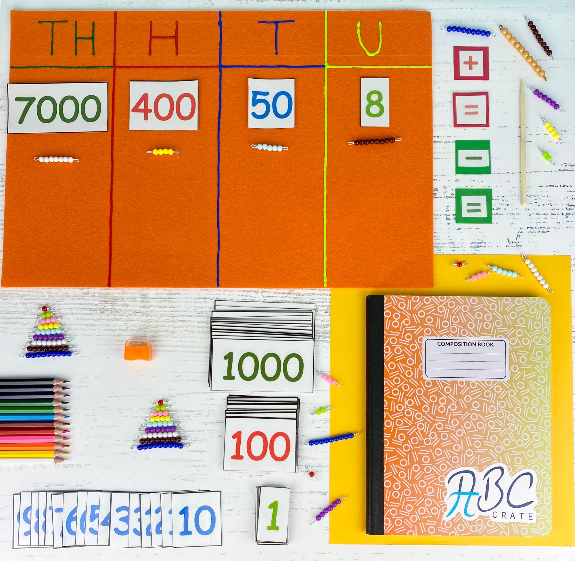 Place Value, Addition, and Subtraction Kit : Numbers through the thousands