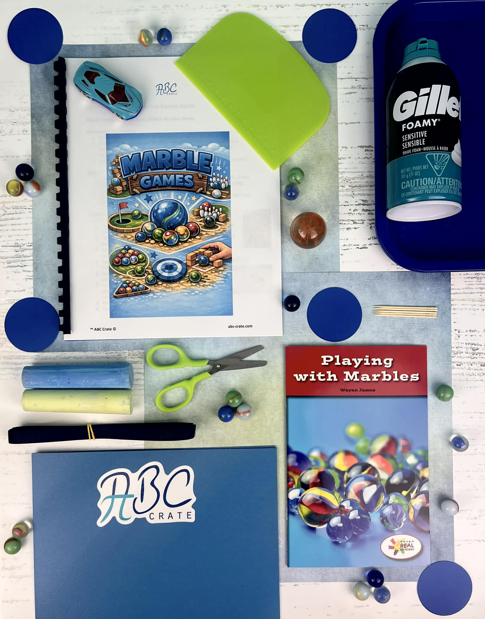Marble Crafting and Games Kit