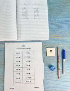 Phonograms Kit 3: “e” sounds:  ee, ea, y, long e, and e with silent e