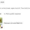 Fibonacci Art and Math Kit