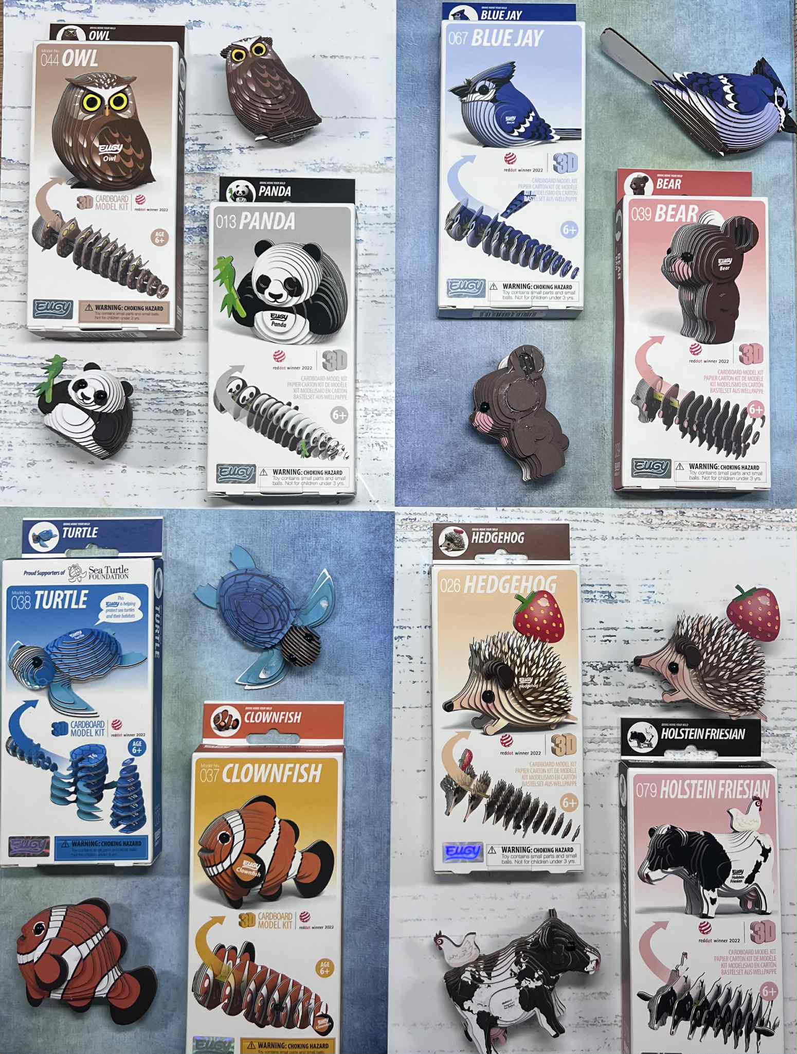 3D Eugy Animal Puzzles