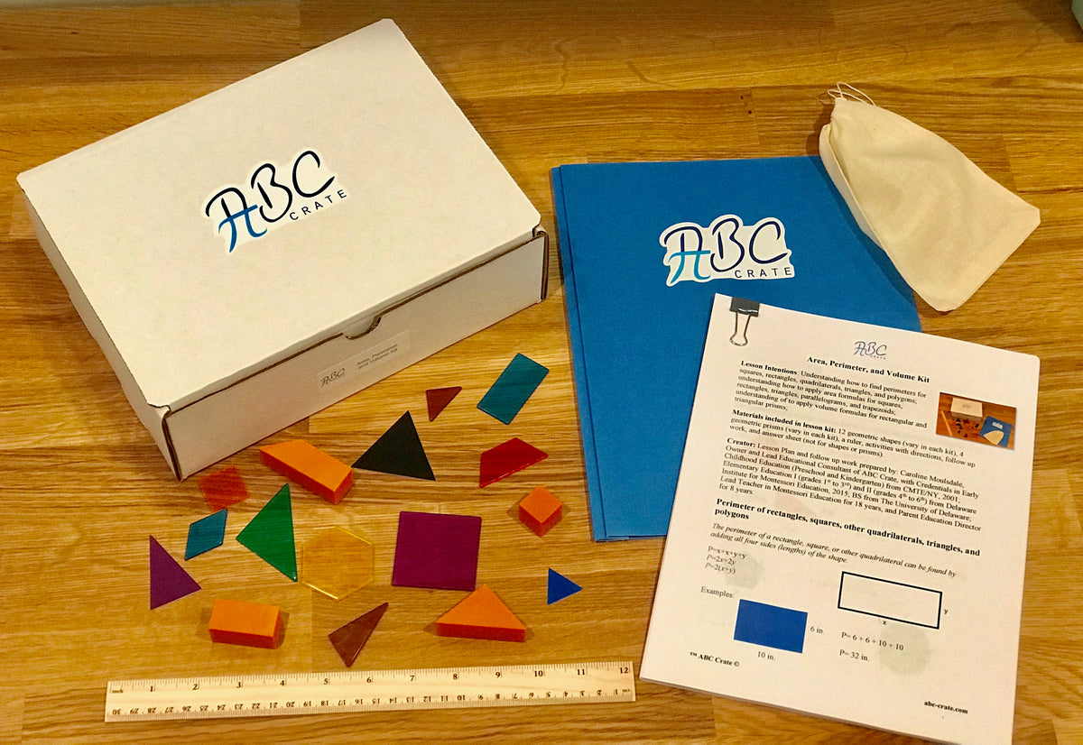 Perimeter, Area, and Volume Kit – ABC Crate