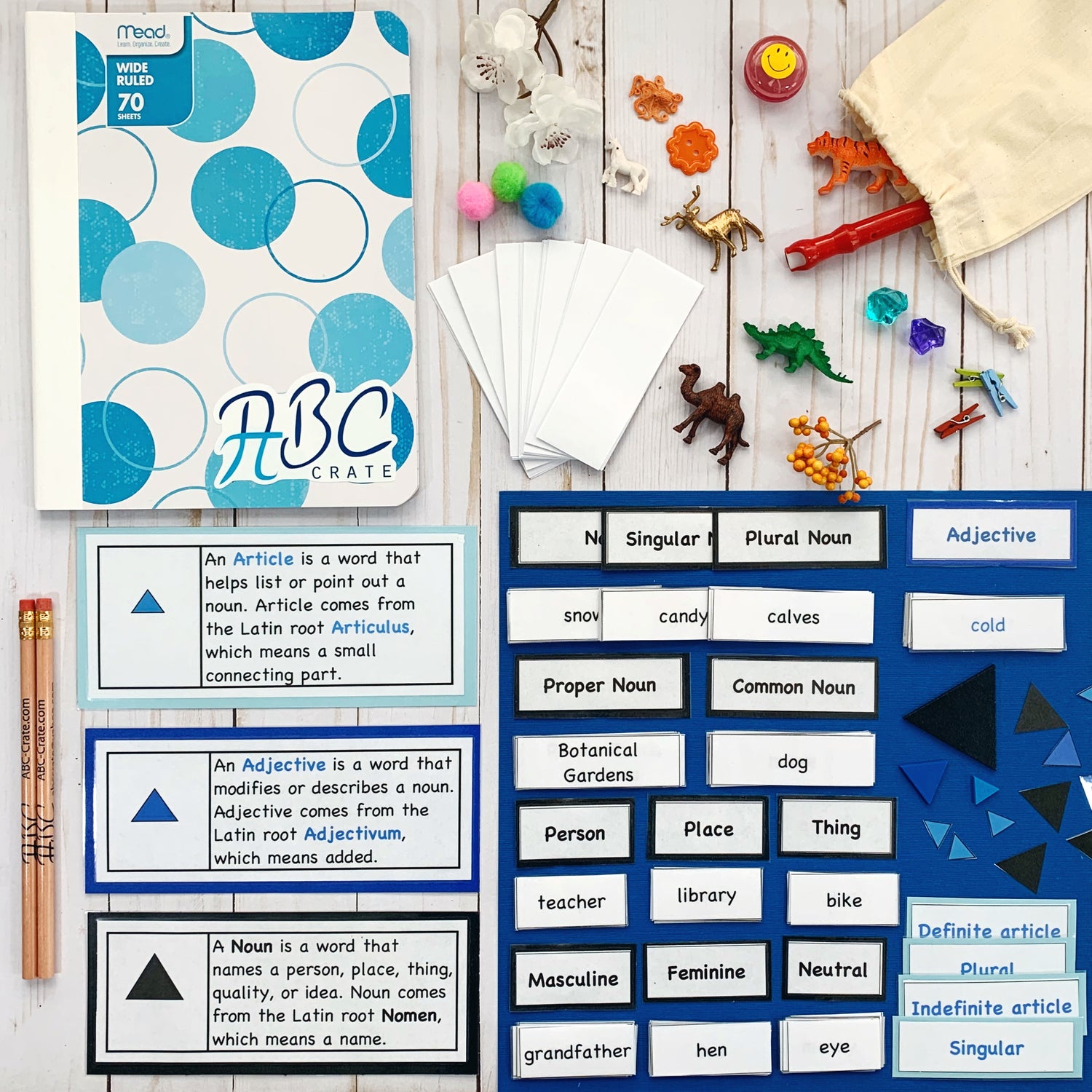 Grammar Kit 1: Noun Family – ABC Crate