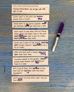 Grammar Set 3 Kit: Pronouns, Conjunctions, and Interjections