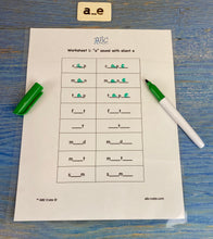 Phonograms Kit 1: “a” sounds,  a, ae, ey, ay, a with silent e, ei, and eigh