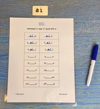 Phonograms Kit 1: “a” sounds,  a, ae, ey, ay, a with silent e, ei, and eigh