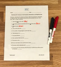 Advanced Grammar Kit 3: Pronoun Study and Cases Kit